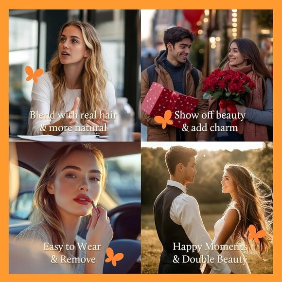 Hair Extensions 16 Inch 95g Remy Human Hair Extensions Invisible Transparent Lin - Picture 9 of 9